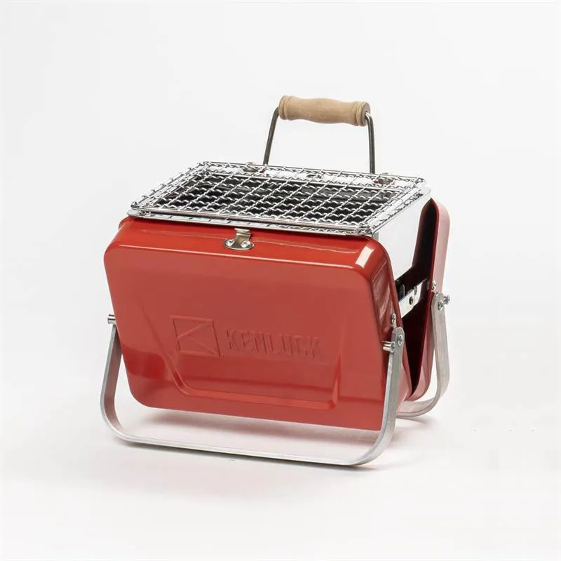 Kenluck Mini Portable Grill in Gloss Red -1