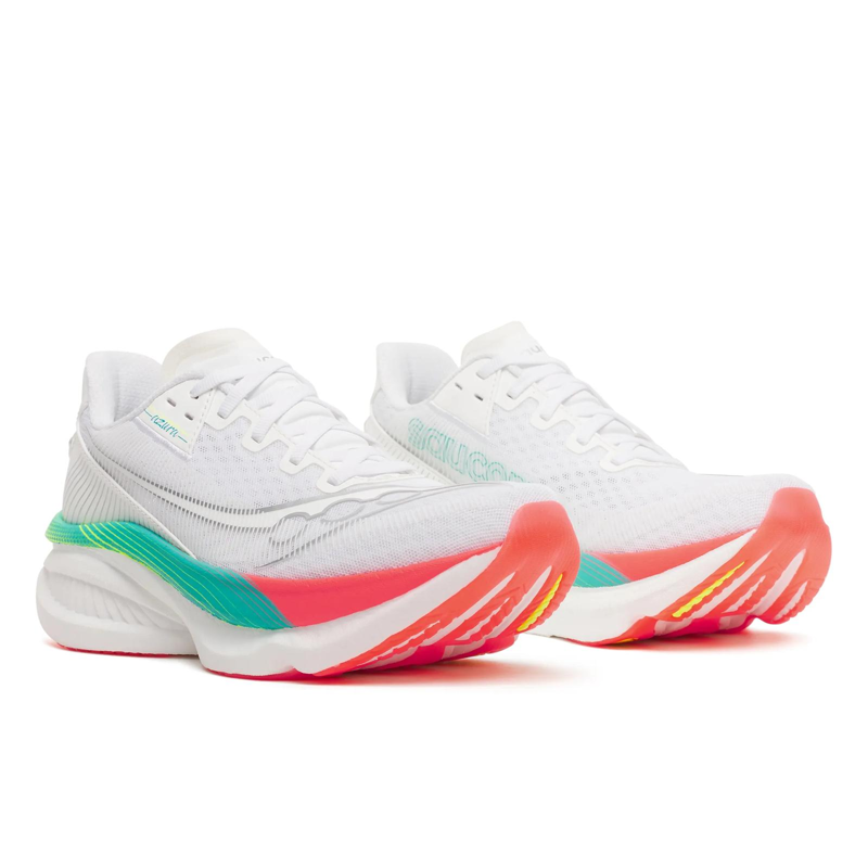 Saucony Endorphin Azura Women's Road Running Shoe in White/Multi-4