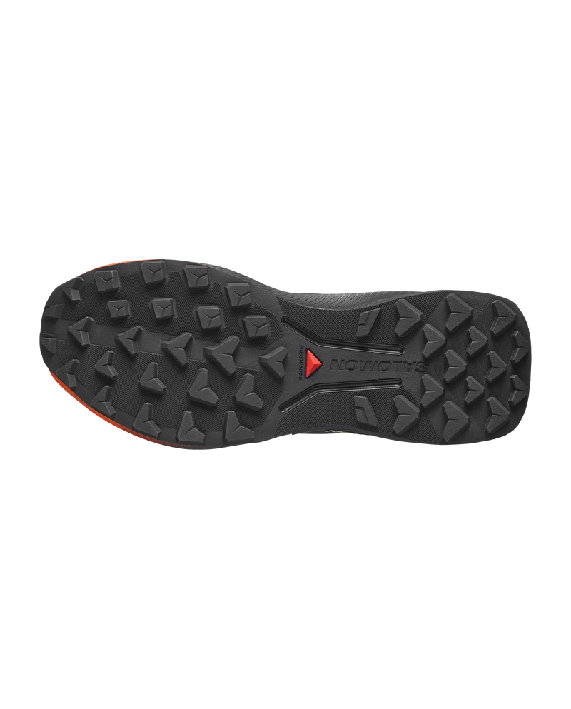 Salomon Genesis 2 Women's Trail Running Shoes in Huckleberry/Black/Red Orange-2