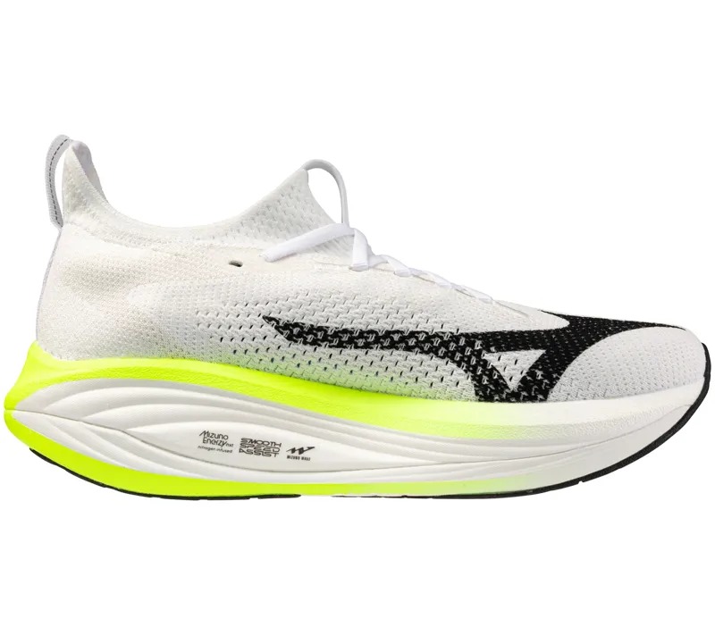 Mizuno Neo Vista 3 Men's Road Running Shoe in White/Black/Orange