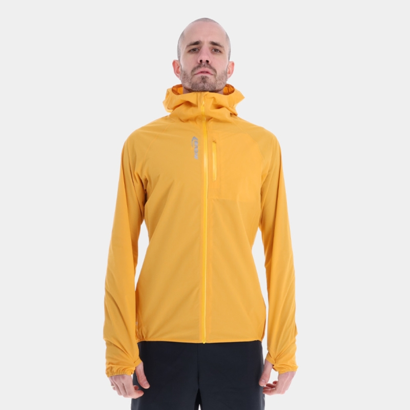 Inov8 Stormshell V2 Men's Waterproof Running Jacket in Green-3
