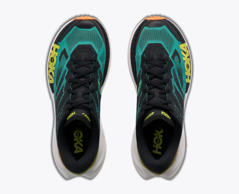 Hoka Mafate X Men's Trail Running Shoe in Black/Electric Aqua -1
