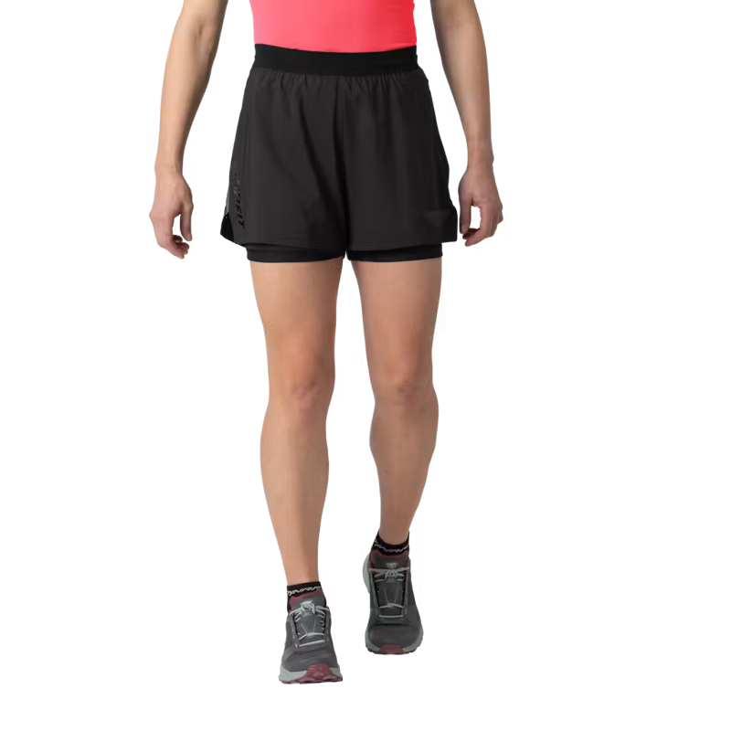Dynafit Alpine Pro 2/1 Women's Running Short in Black Out