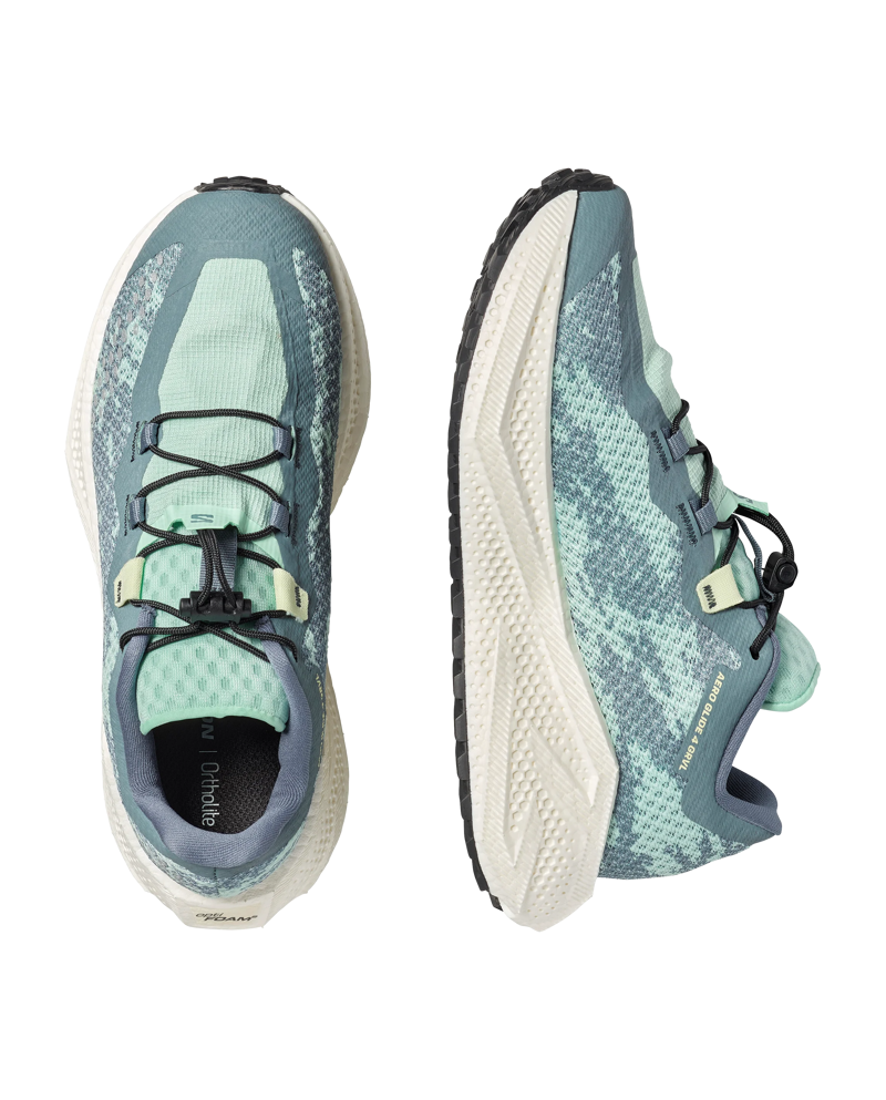 Salomon Aero Glide 4 GRVL Women's Trail Running Shoe in Stormy Weather/Lichen/Vanilla-1