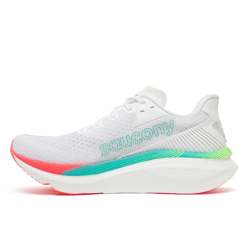 Saucony Endorphin Azura Men's Running Shoe in White/Multi-3