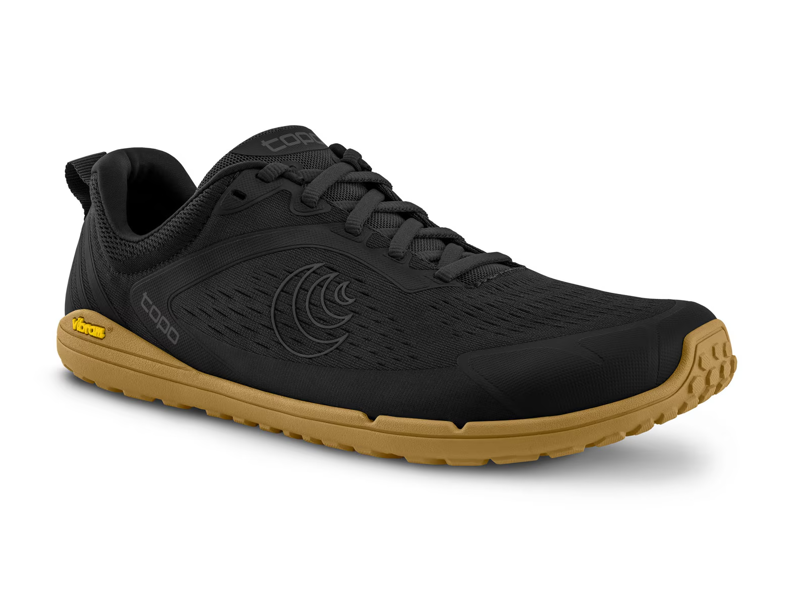 Topo Athletic Connect Men's Barefoot Shoe in Black/Gum-4