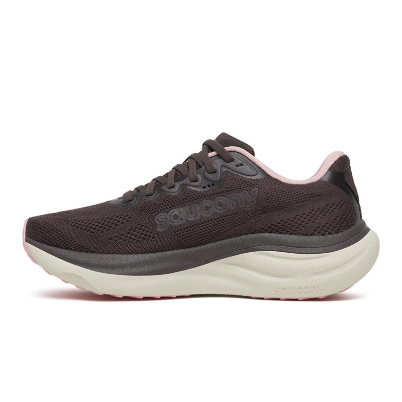 Saucony Ride 19 Women's Road Running Shoe in Torte/Eggshell-3