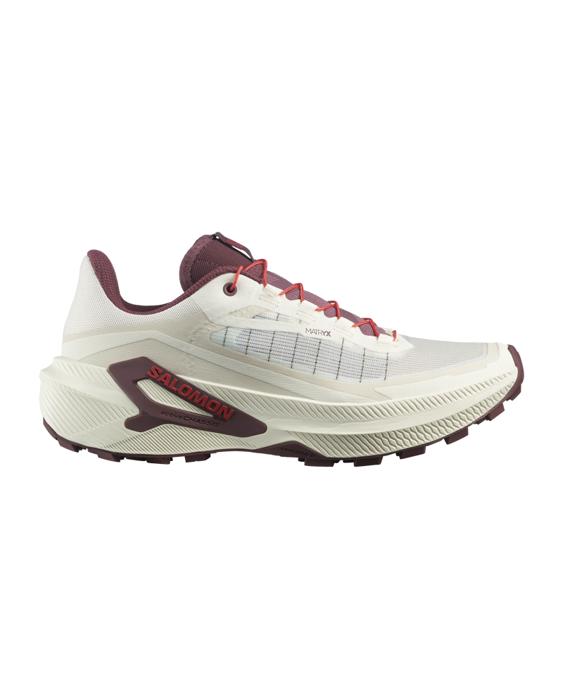 Salomon Genesis 2 Women's Trail Running Shoes in Vanilla Ice/Huckleberry/Lava Falls