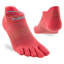 Injinji Women's Run Lightweight No-Show Socks in Coral