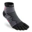 Injinji Ultra Run Mini-Crew Socks in Onyx