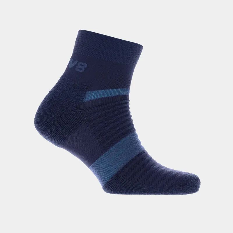Inov8 Active Mid Running Sock in Dark Blue/Blue