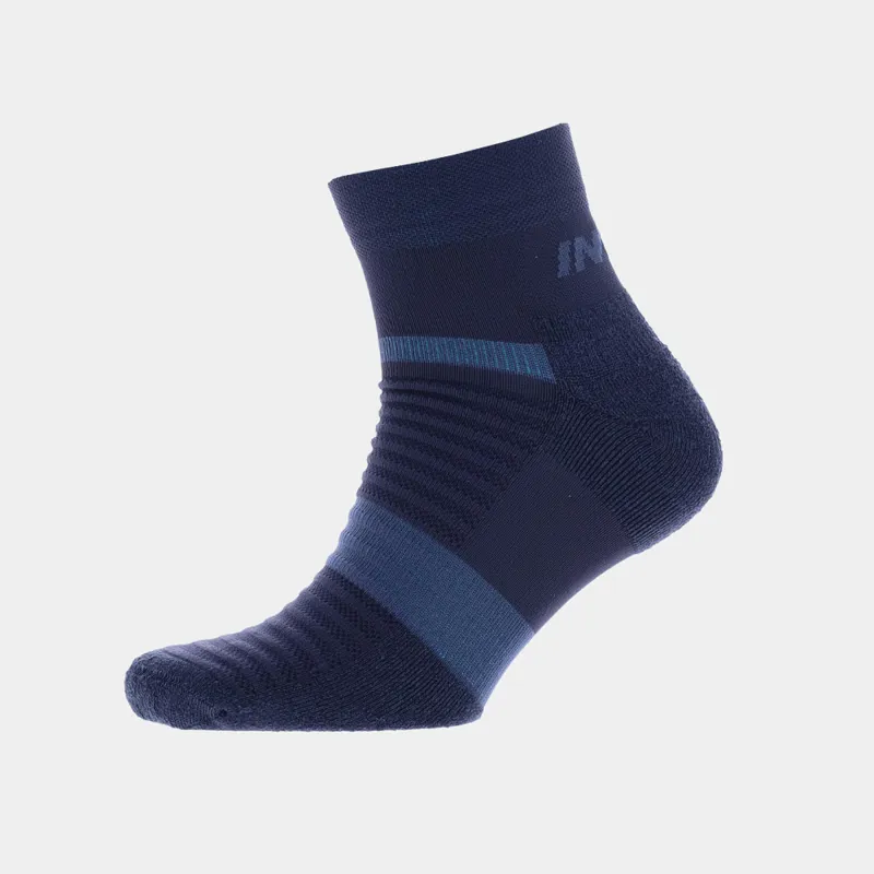 Inov8 Active Mid Running Sock in Dark Blue/Blue-1