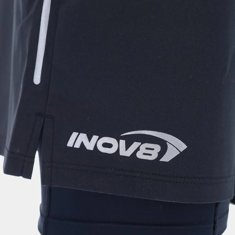 Inov8 Airlite 2in1 Men's Running Short in Black -3