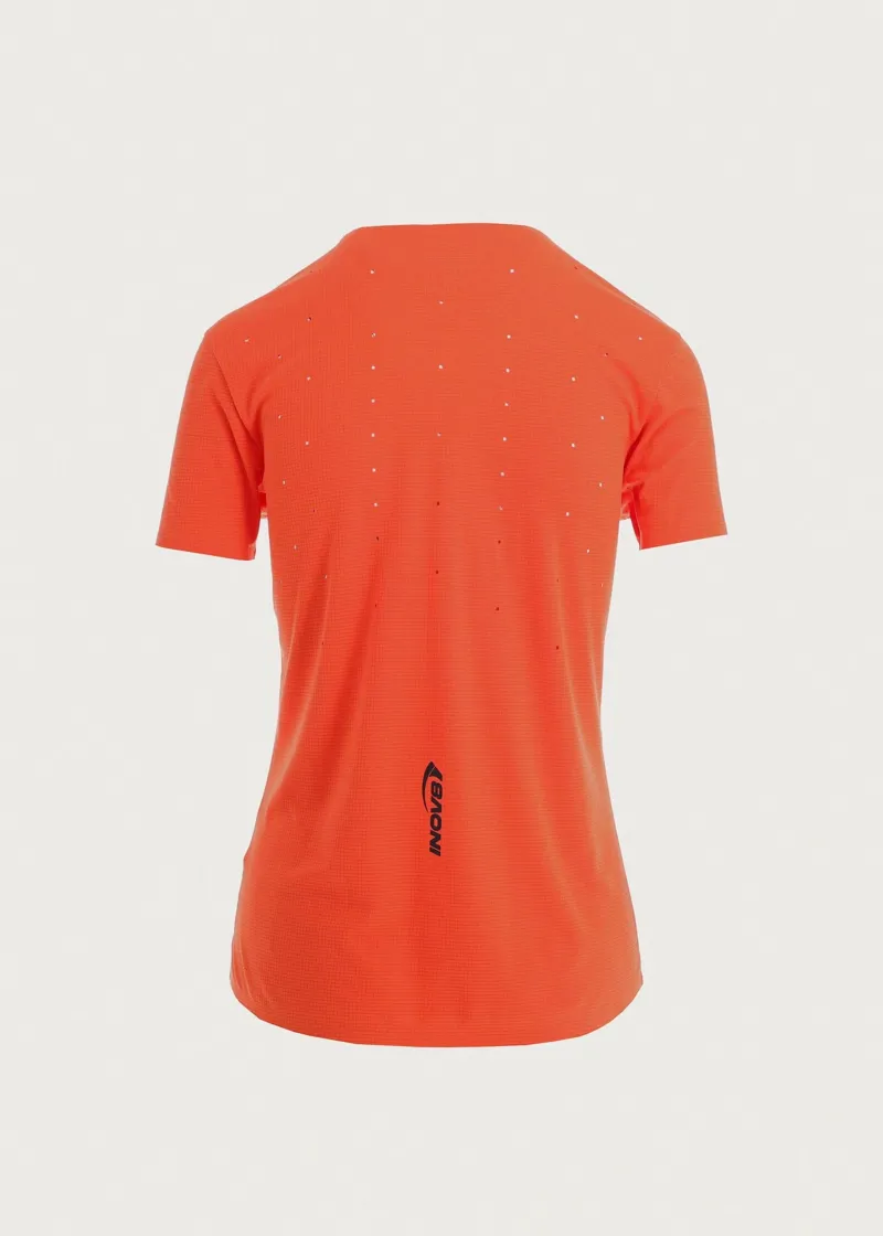 Inov8 Airlite Pro Women's Short Sleeve T-shirt in Orange-1