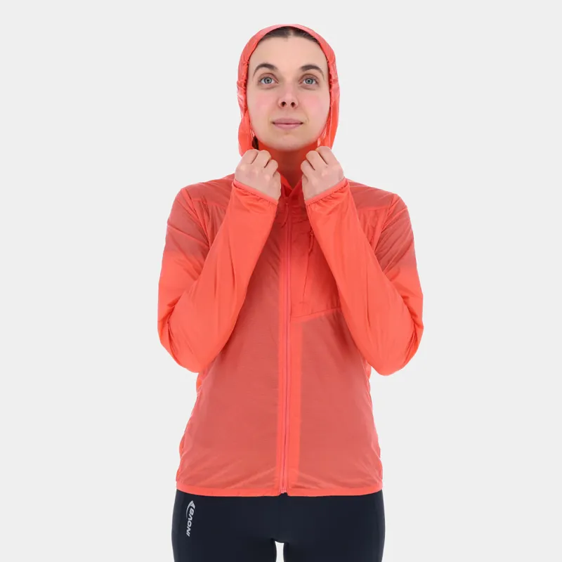Inov8 Windshell Women's Running Jacket in Coral-2