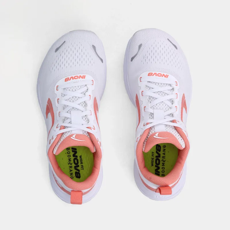 Inov8 Roadfly Zero Women's Road Running Shoe in White/Coral-1