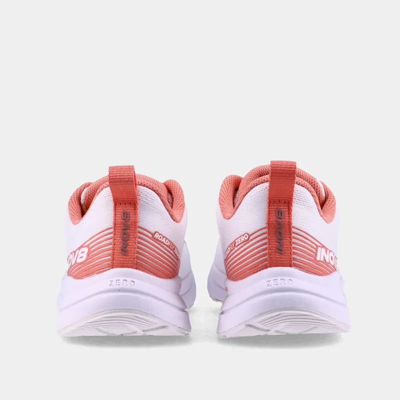Inov8 Roadfly Zero Women's Road Running Shoe in White/Coral-4