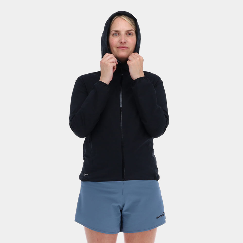 Inov8 Stormshell FZ V2 Women's Waterproof Running Jacket in Black-2