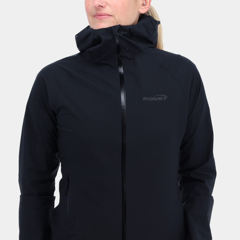 Inov8 Stormshell FZ V2 Women's Waterproof Running Jacket in Black-5