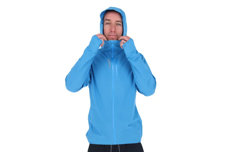 Inov8 Stormshell FZ V2 Men's Waterproof Running Jacket in Blue-4