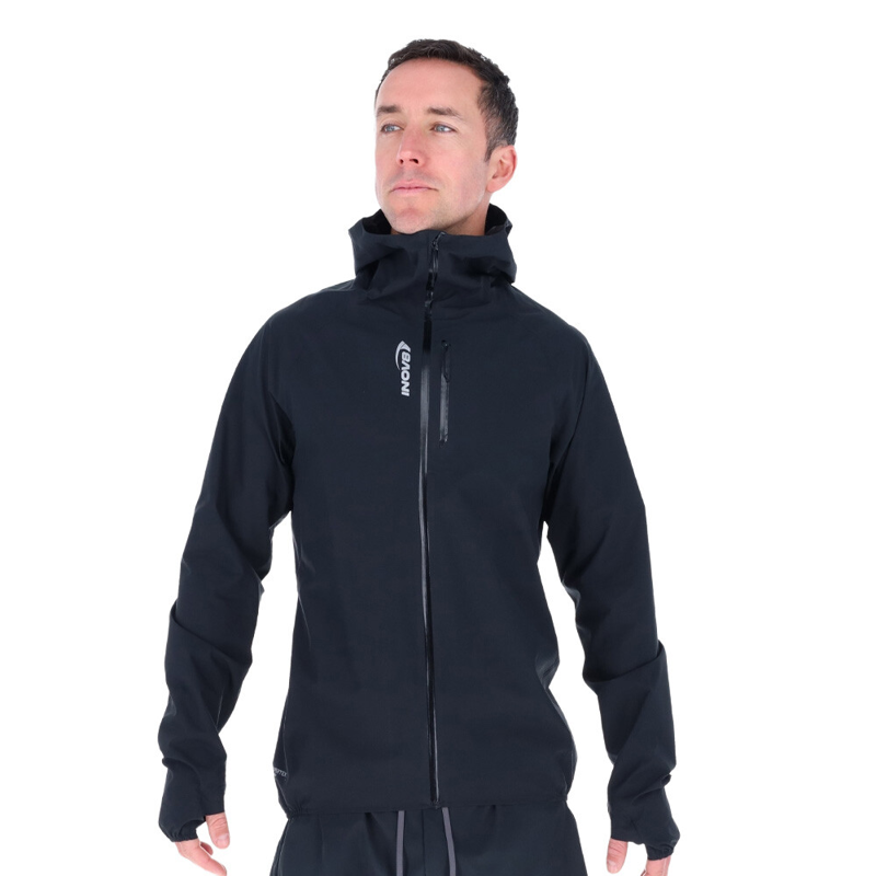 Inov8 Stormshell V2 Men's Waterproof Running Jacket in Black-2