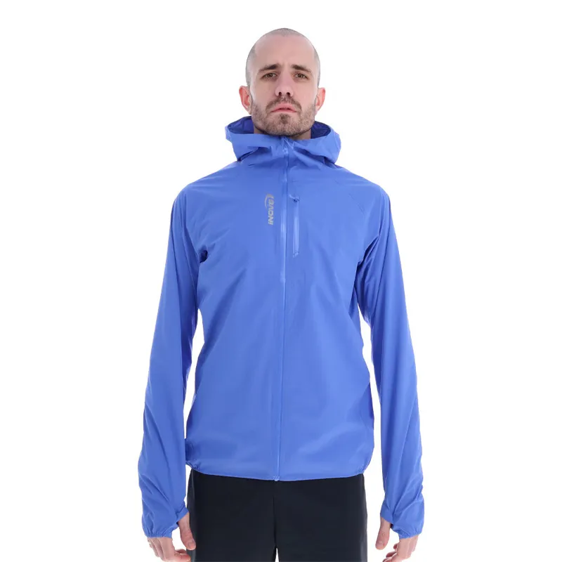 Inov8 Stormshell V2 Men's Waterproof Running Jacket in Blue-2