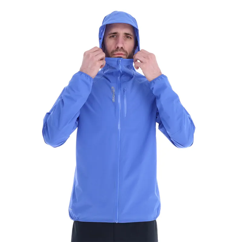 Inov8 Stormshell V2 Men's Waterproof Running Jacket in Blue-4