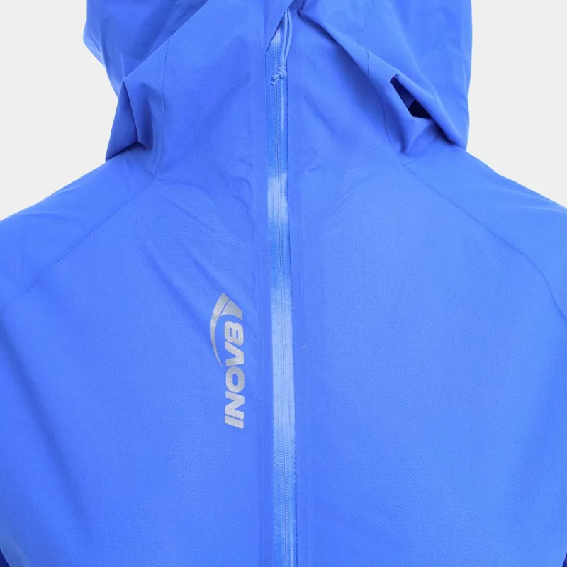 Inov8 Stormshell V2 Women's Waterproof Running Jacket in Blue-2