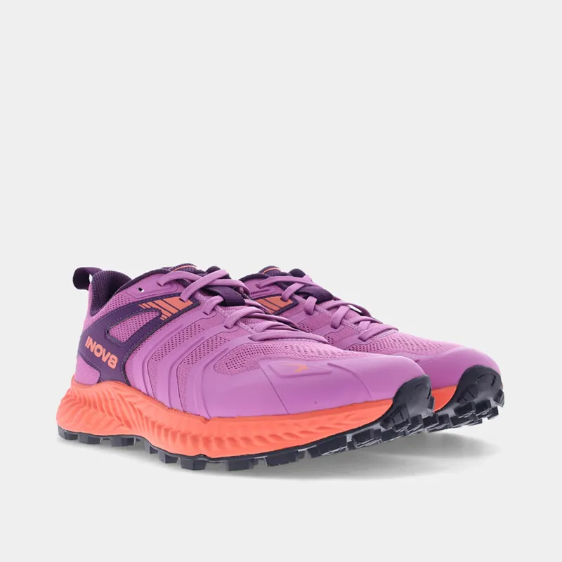 Inov8 Trailtalon Wide Women's Trail Running Shoe in Purple/Coral-4