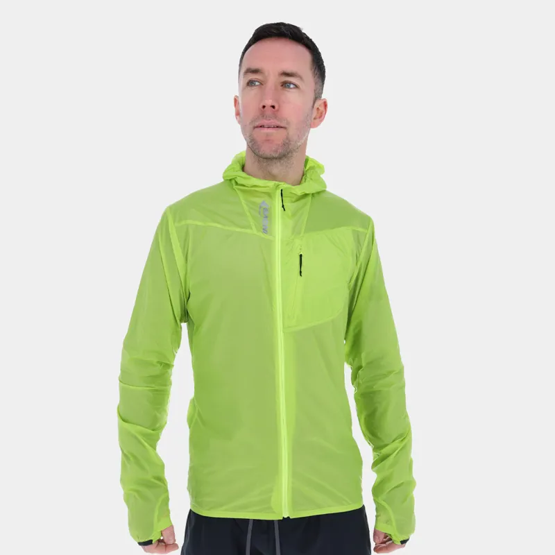Inov8 Windshell Men's Running Jacket in Green-1