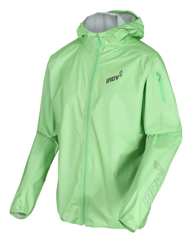Inov8 Raceshell Pro FZ Men's Waterproof Running Jacket in Green-1