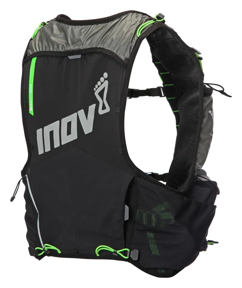 Inov8 Race Ultra Pro 5 Vest Running Pack in Black/Green-1