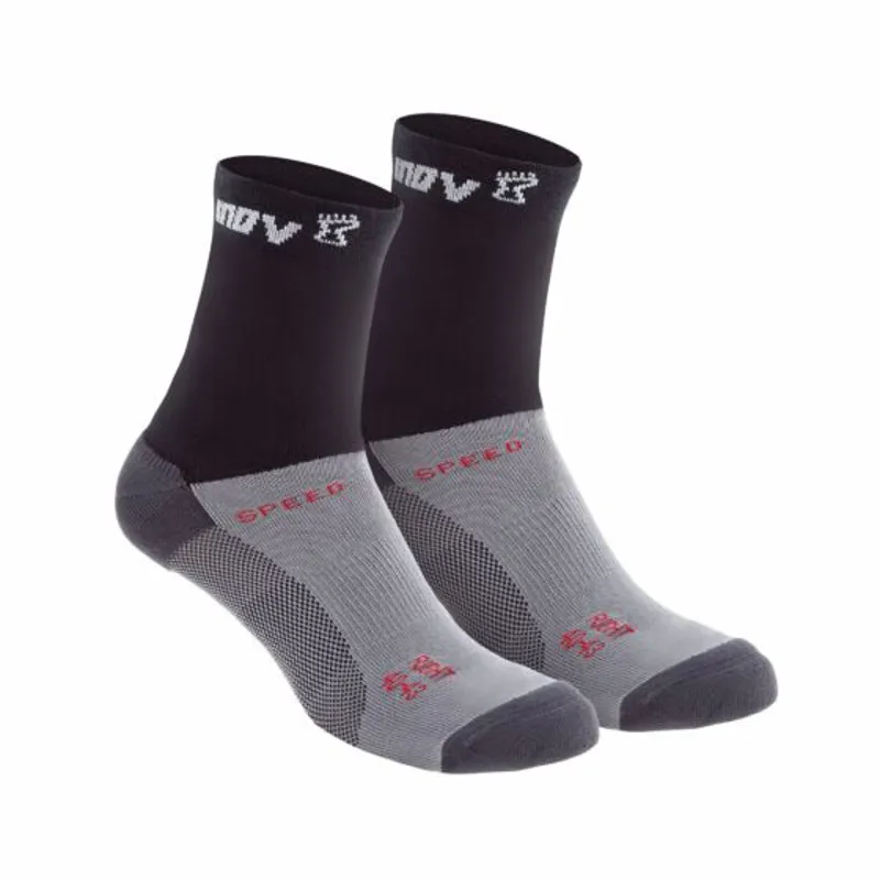 Inov8 Speed Sock High Running Sock in Black