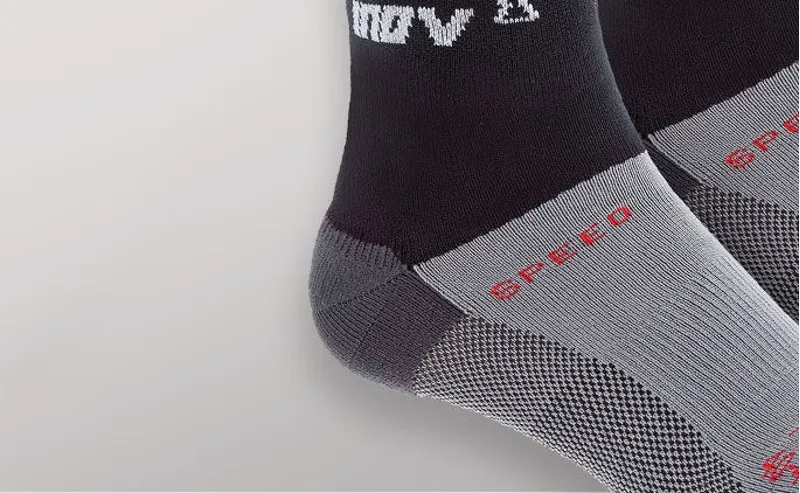 Inov8 Speed Mid Unisex Sock in Black-2