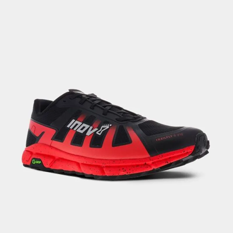 Inov8 Trailfly G 270 Men's Trail Running Shoe in Black/Red-5