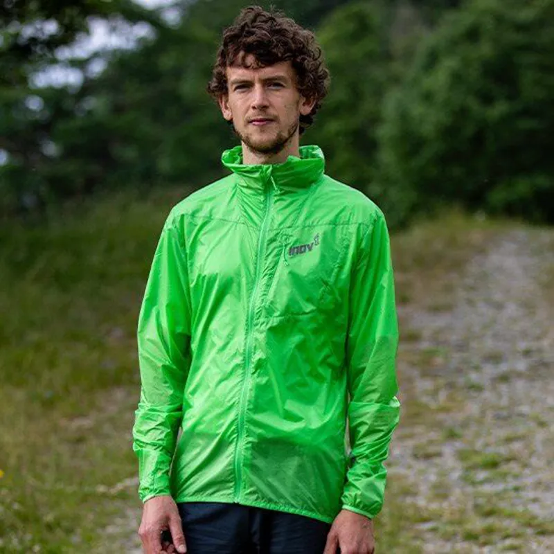 Inov8 Windshell FZ 2.0 Men's Windproof Running Jacket in Green-2