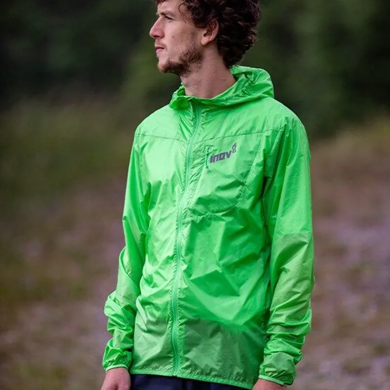 Inov8 Windshell FZ 2.0 Men's Windproof Running Jacket in Green-4