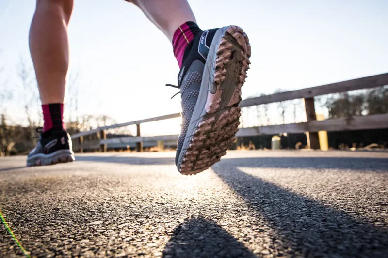 Inov8 Parkclaw 260 Knit Women's Road/Trail Running Shoe in Grey/Pink-10