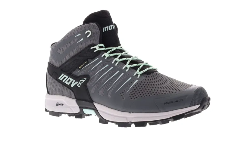 Inov8 Roclite G 345 GTX Women's Fast Hike Boot in Grey/Mint-6