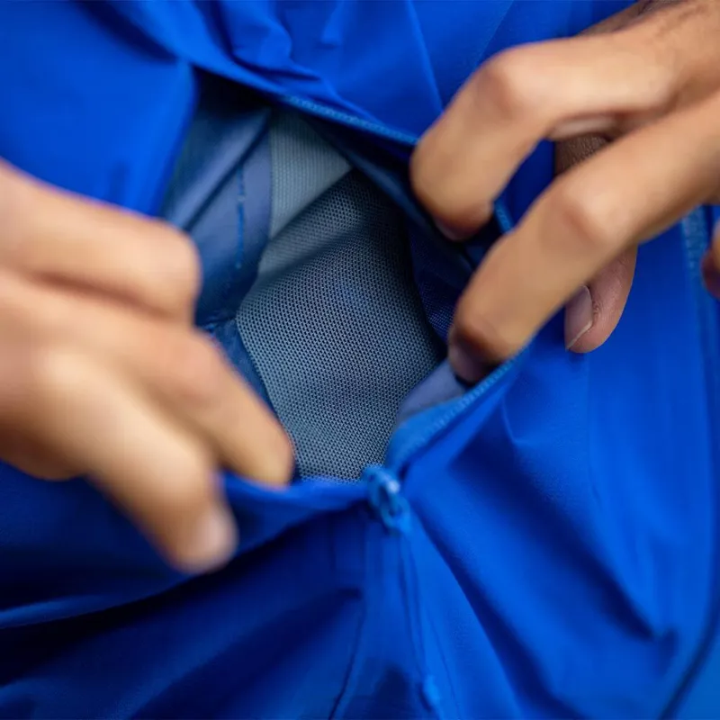 Inov8 Stormshell FZ Women's Waterproof Running Jacket in Blue-9