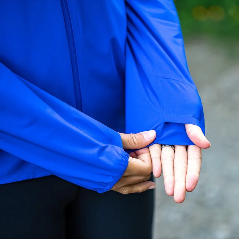 Inov8 Stormshell FZ Women's Waterproof Running Jacket in Blue-10