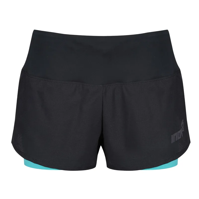 Inov8 TrailFly Ultra 3-inch 2in1 Women's Running Short in Black/Teal