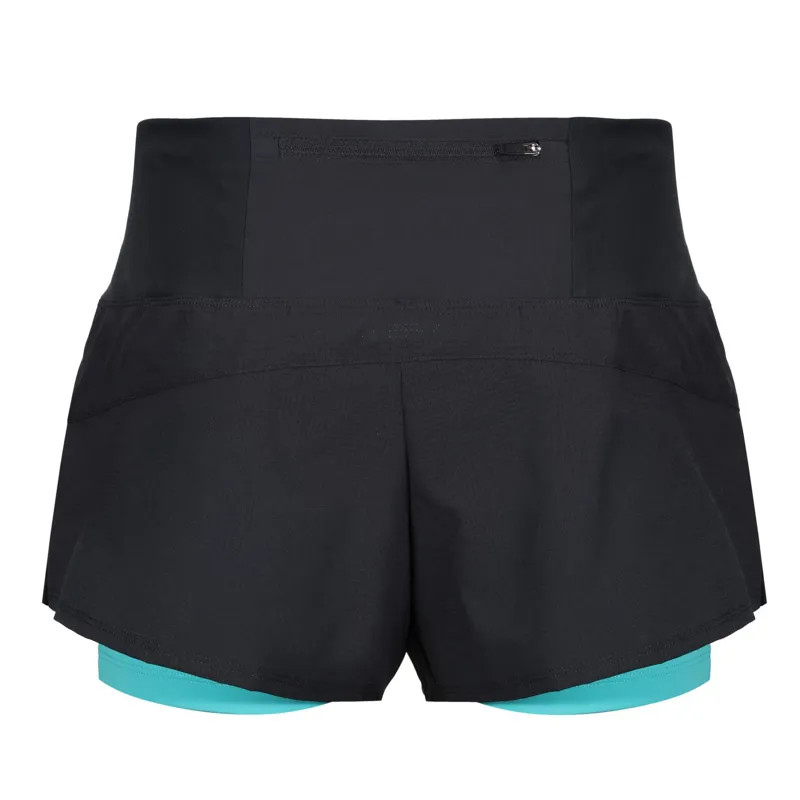 Inov8 TrailFly Ultra 3-inch 2in1 Women's Running Short in Black/Teal-1