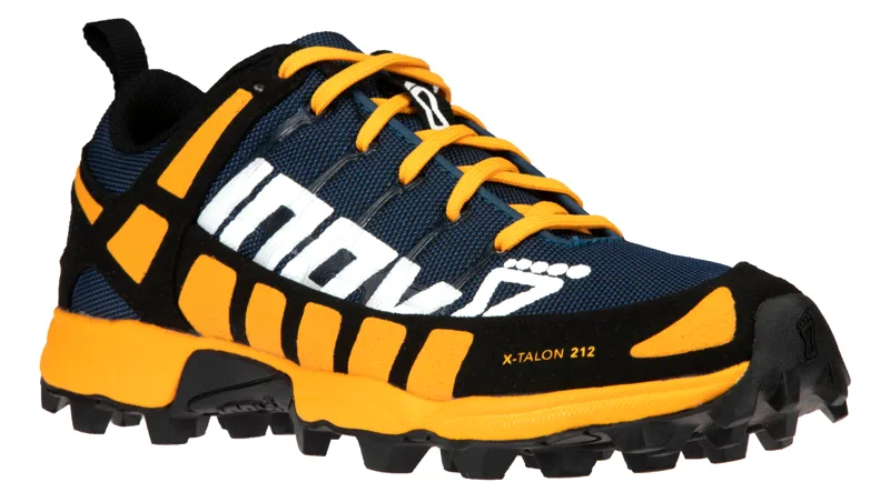 Inov8 X-Talon 212 Kid's Fell Running Shoe in Navy/Yellow-4