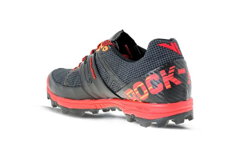 VJ Sport Irock 3 Unisex Fell Running Shoe in Black/Red-6