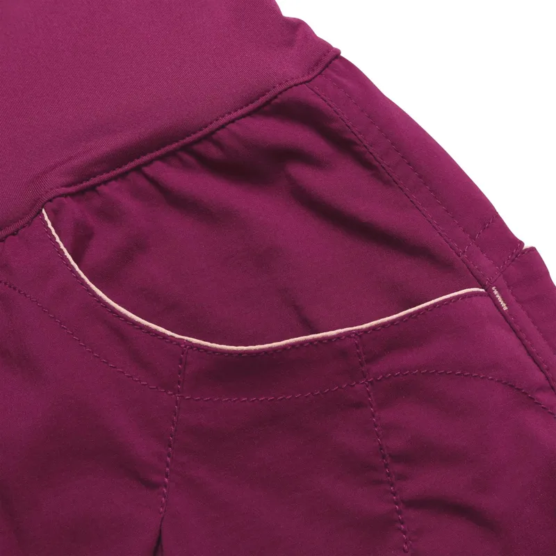 Ocun Noya Pant Women's Climbing Trouser in Wine Rhododendron-4