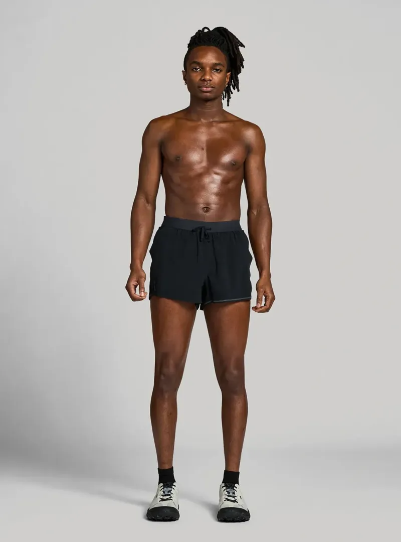 Janji AFO 3inch Split Short Ultra Men's Running Short in Midnight-2