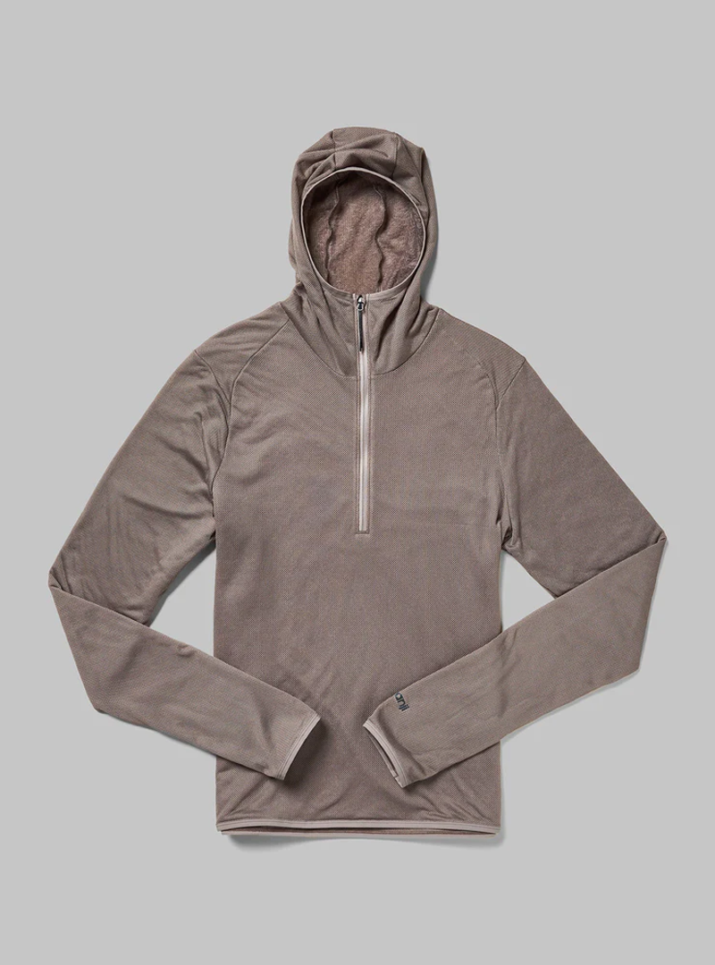 Janji Auars Ultrafleece Men's Hoodie in Silt