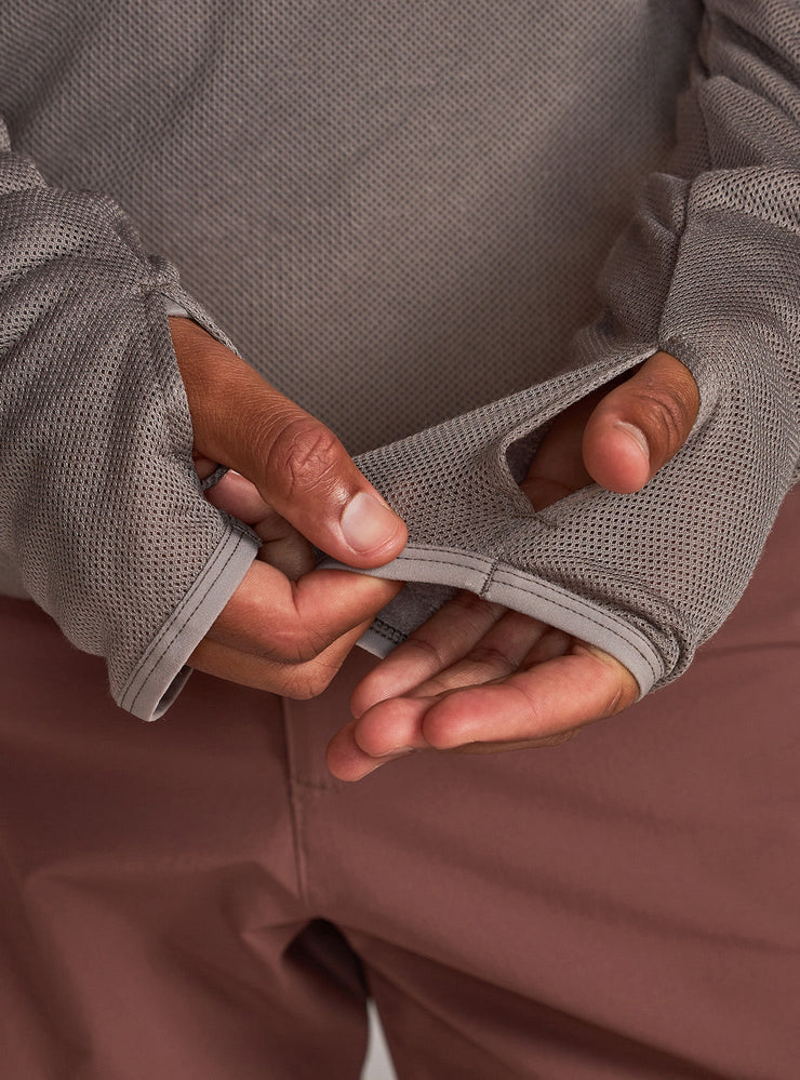 Janji Auars Ultrafleece Men's Hoodie in Silt-3