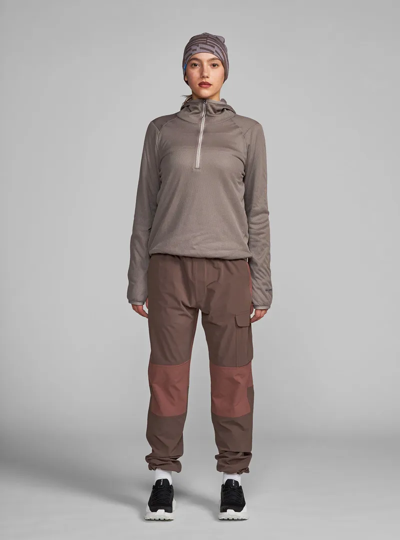 Janji Auras Ultrafleece Women's Hoodie in Silt-1